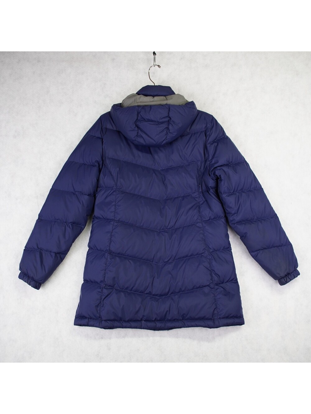 L.L. Bean Women’s Quilted Goose Down Puffer Jacket Sz S Navy Warm Outdoor Coat - Picture 3 of 15